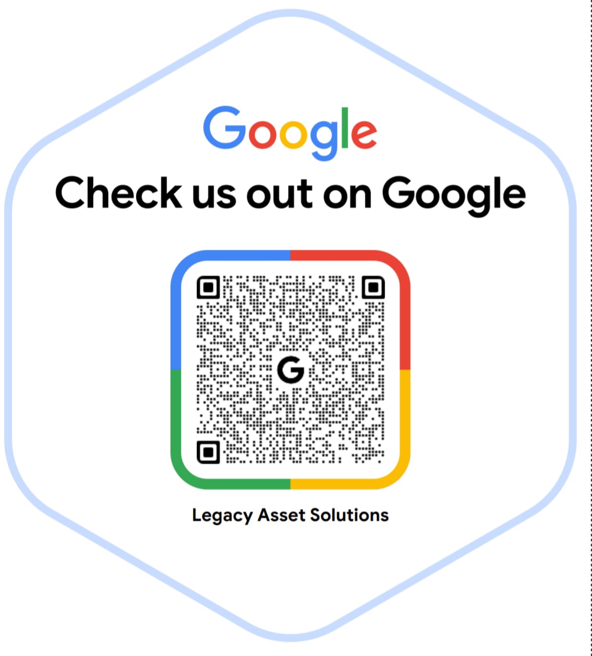 Legacy Asset Solutions Google Review QR